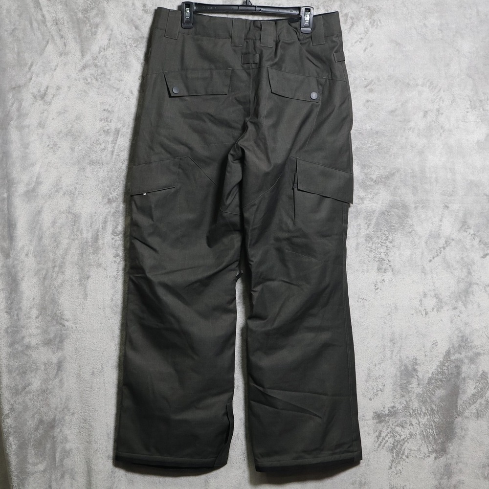 DC Snow Pants Mens Medium Olive Green Waterproof Snowboard Ski Winter EXOTEX - Picture 6 of 15